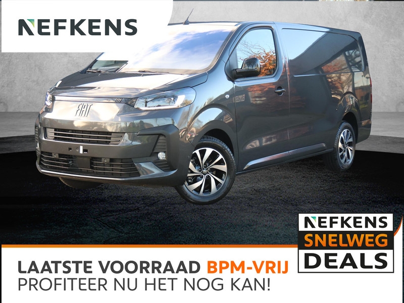 Fiat Scudo 5-deurs 2.0 145 PK S&S L3 | Incl. € 7.263,- korting !! | GEEN BPM | Camera | Trekhaak | 3 Zits | Navigatie |