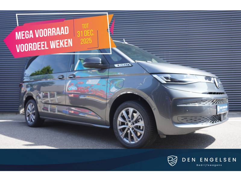 Volkswagen Multivan 1.5 eHybrid L2 Bulli Edition 4-Motion 1.5 eHybrid L2 Bulli Edition 4-Motion, IQ Light koplampen, 7-p Volkswagen Multivan 1.5 eHybrid L2 Bulli Edition 4-Motion 1.5 eHybrid L2 Bulli Edition 4-Motion, IQ Light koplampen, 7-p