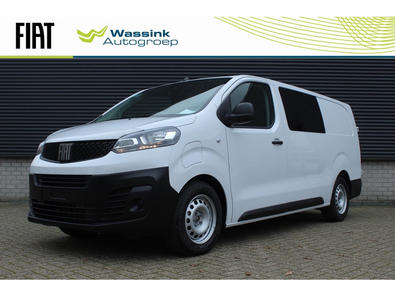 Fiat Scudo 75kWh L3H1 Dubbele Cabine | Navi | Cruise | Airco | 5-ZITS | VOORRAAD!  elektrisch