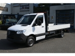 Mercedes-Benz Sprinter 2-deurs 519 CDI L3 Pro Open laadbak 3500kg trekhaak, Navigatie met Smartphone integratie, Geveerde stoel