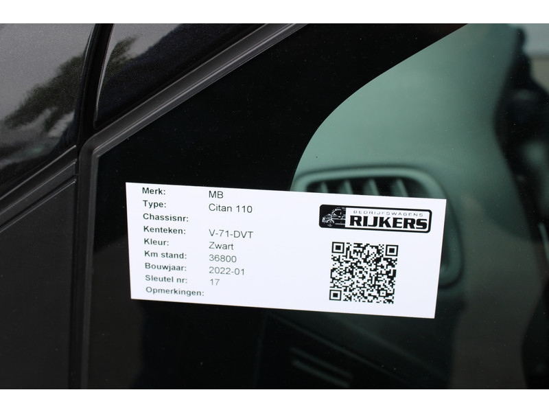 Mercedes-Benz Citan 110 CDI MBUX navigatie met camera  Mercedes-Benz Citan 110 CDI MBUX navigatie met camera