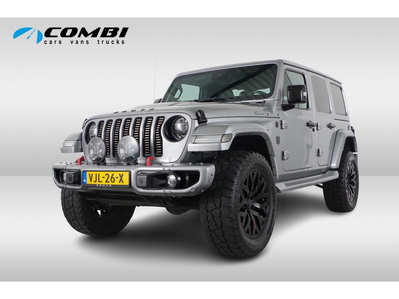 Jeep Wrangler 5-deurs Unlimited 2.2D BRUTE Richmond > *Custom built* | removable Hardtop | 4x4 | Grijs kenteken | 22inch H