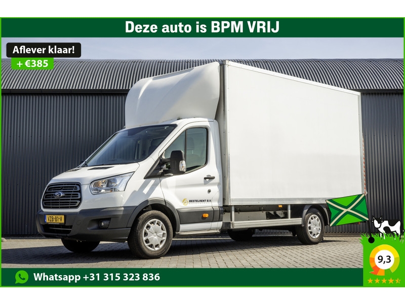 Ford Transit 2-deurs **2.0 TDCI Bakwagen met laadklep | Euro 6 | 130 PK | Airco | Cruise | Camera | 3-Persoons**