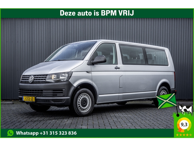 Volkswagen Transporter T6 Kombi 2.0TDI L2H1 | 9-Persoons | Incl. btw en bpm | Cruise | Airco | PDC | Euro 6  Volkswagen Transporter T6 Kombi 2.0TDI L2H1 | 9-Persoons | Incl. btw en bpm | Cruise | Airco | PDC | Euro 6