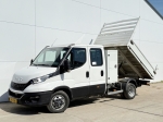 Iveco Daily 4-deurs 35C14 Kipper Dubbele Cabine Dubbellucht Trekhaak Airco Cruise Control Lucht Geveerde Stoel