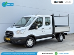 Ford Transit 4-deurs 350 2.0 TDCI 130PK L3H1 DC Trend Open Laadbak Pritische 6 zitplaatsen Airco Cruise Control