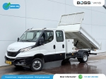 Iveco Daily 4-deurs 35C16 3.0 Dubbele Cabine Kipper Dubbellucht Airco Navigatie Camera 3.5t Trekhaak Tipper Benne