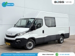 Iveco Daily 5-deurs 35S14 2.3 L2H2 Dubbele Cabine 7 Stoelen Airco Cruise Control Trekhaak 3.5t Lucht geveerde stoel
