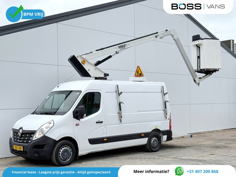 Renault Master T35 2.3 DCi Hoogwerker Hubarbeitsbuhne 12,5 Meter Versalift Airco Cruise Control  Renault Master T35 2.3 DCi Hoogwerker Hubarbeitsbuhne 12,5 Meter Versalift Airco Cruise Control