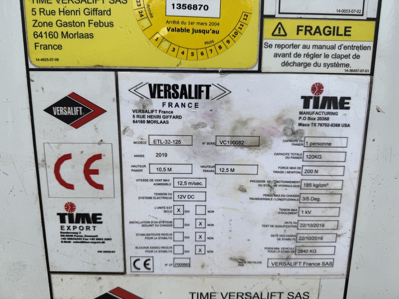 Renault Master T35 2.3 DCi Hoogwerker Hubarbeitsbuhne 12,5 Meter Versalift Airco Cruise Control  Renault Master T35 2.3 DCi Hoogwerker Hubarbeitsbuhne 12,5 Meter Versalift Airco Cruise Control